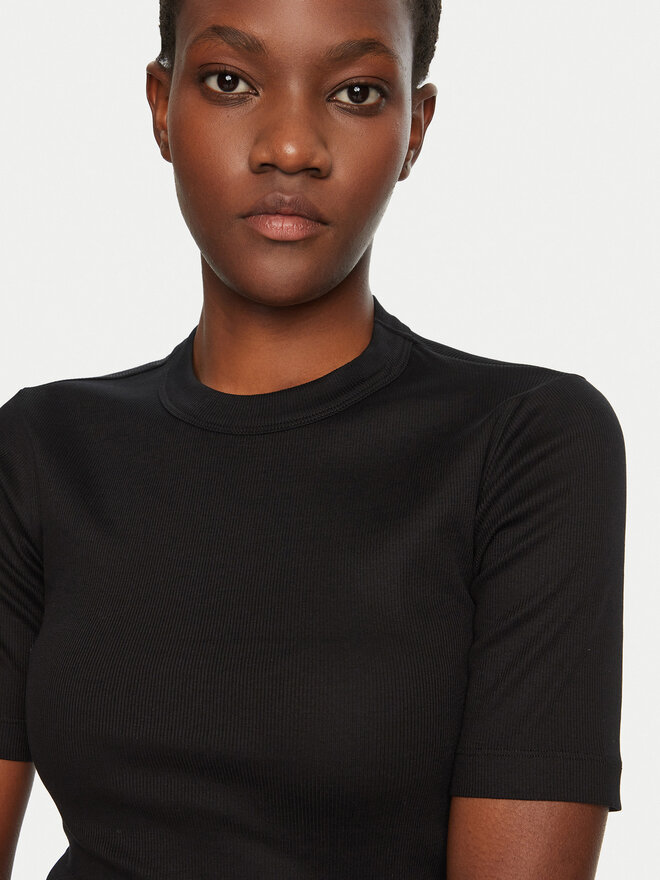 IVY OAK IVY OAK T-Shirt Kristin IO1100X2351 Μαύρο Slim Fit