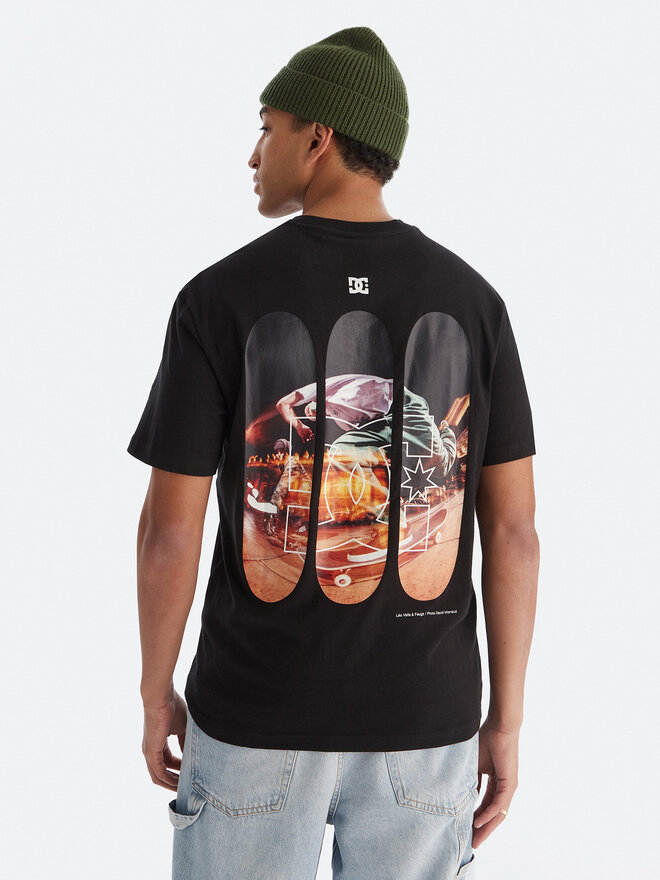 DC Shoes DC Shoes T-Shirt Handy Cam HSS EDYZT04379 Schwarz Regular Fit