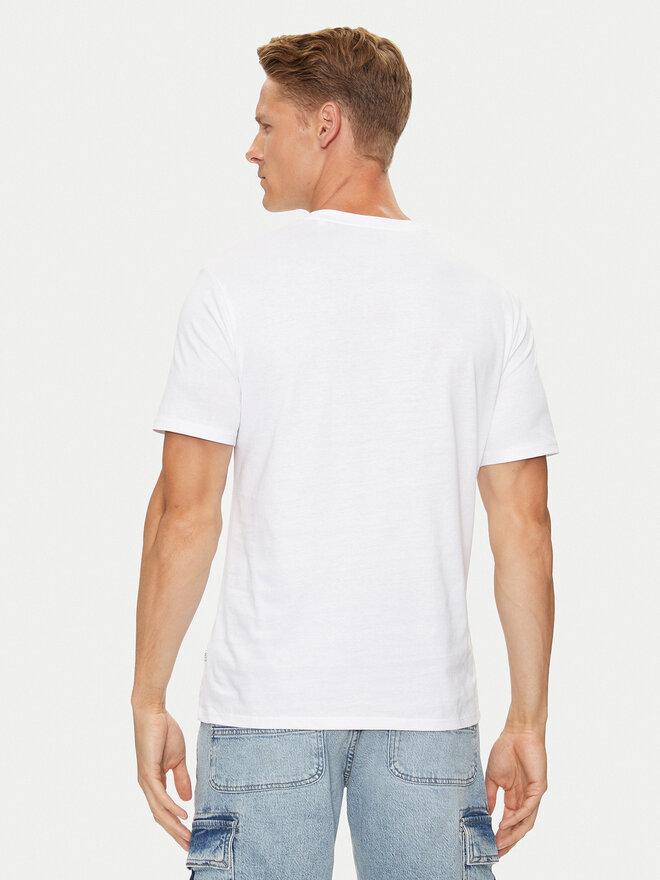 Guess Jeans Guess Jeans Marškinėliai M4YI52 K8HM0 Balta Slim Fit