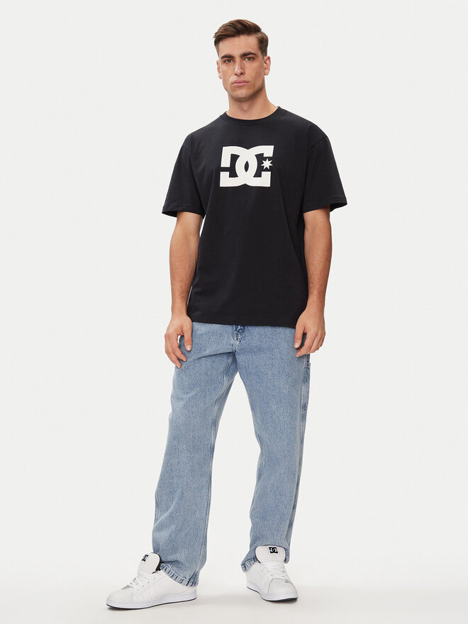 DC DC Marškinėliai Dc Star Hss ADYZT05373 Juoda Regular Fit