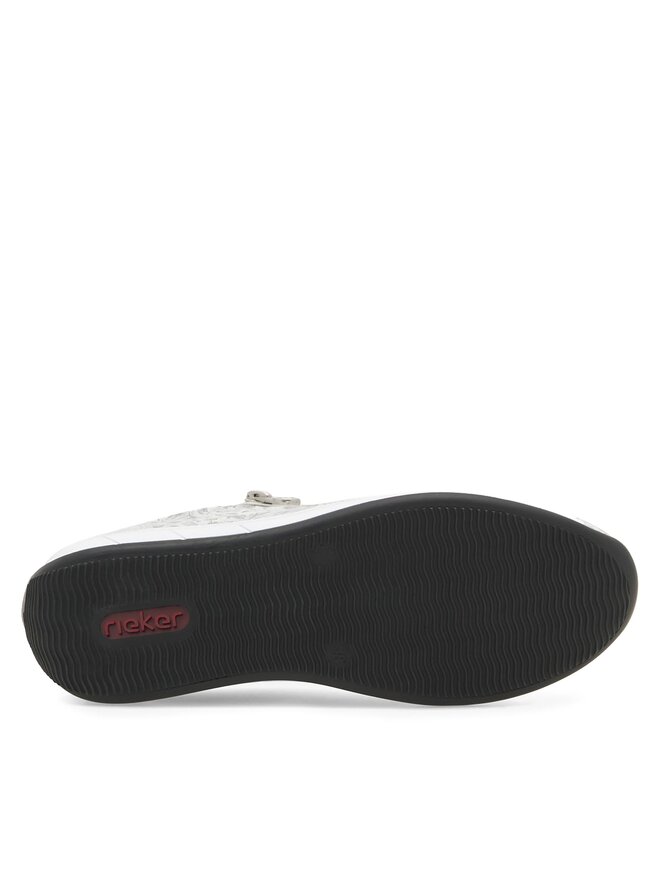 Rieker Superge Rieker N1112-80 Srebrna
