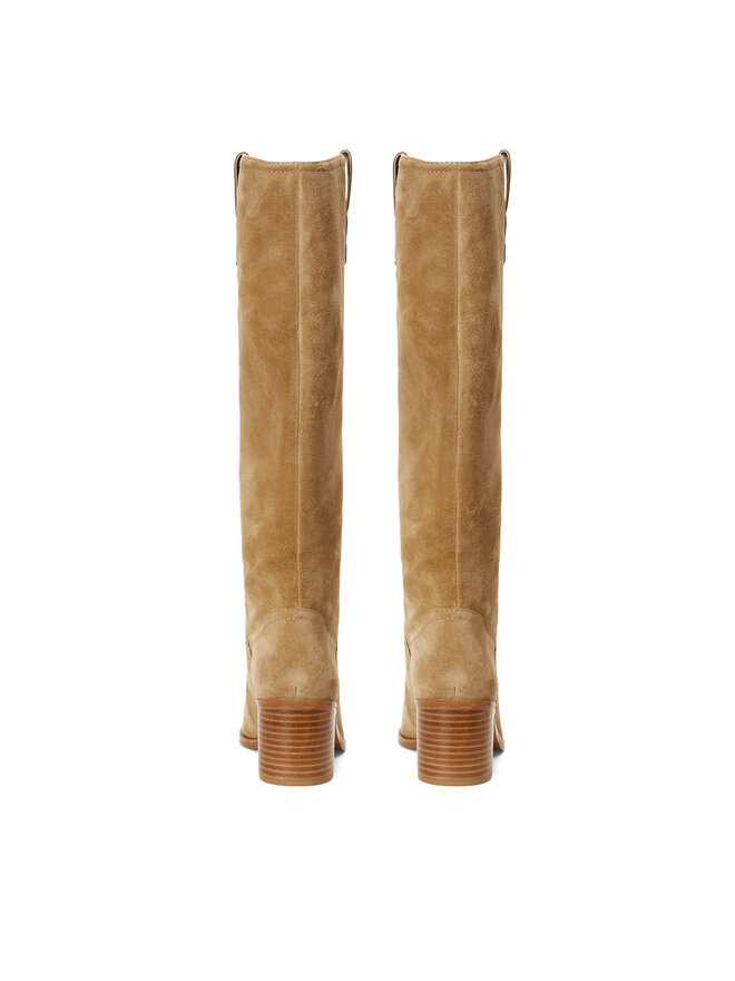 LAUREN RALPH LAUREN Kozačky Lauren Ralph Lauren 802942520001 Hnědá