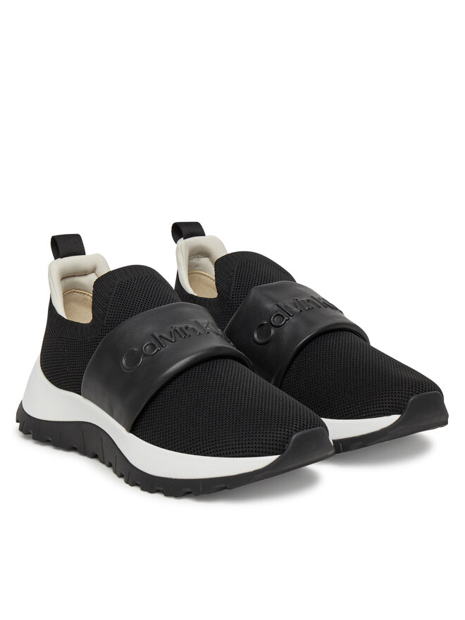 Calvin Klein Αθλητικά Calvin Klein Runner Slip On - He Nappa HW0HW02415 Μαύρο