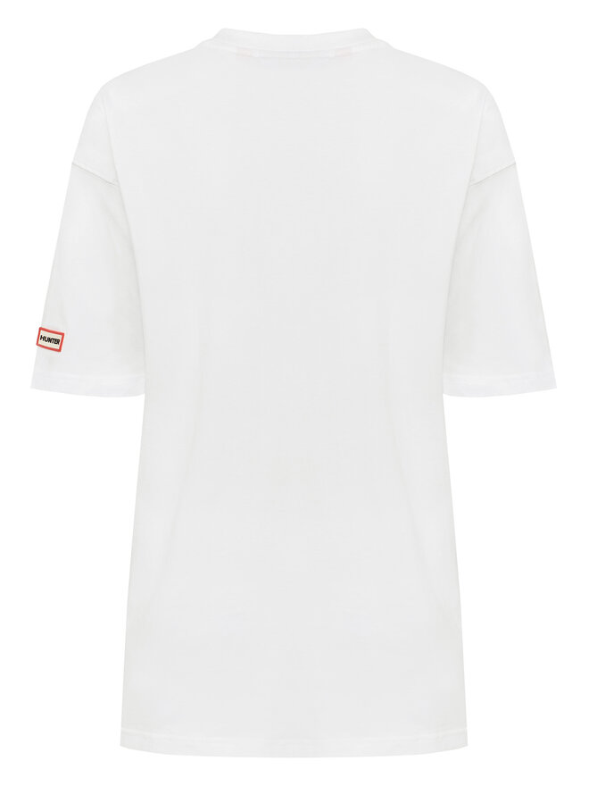 Hunter Hunter Футболка Abele UNISEX HARU0007251 Білий Regular Fit