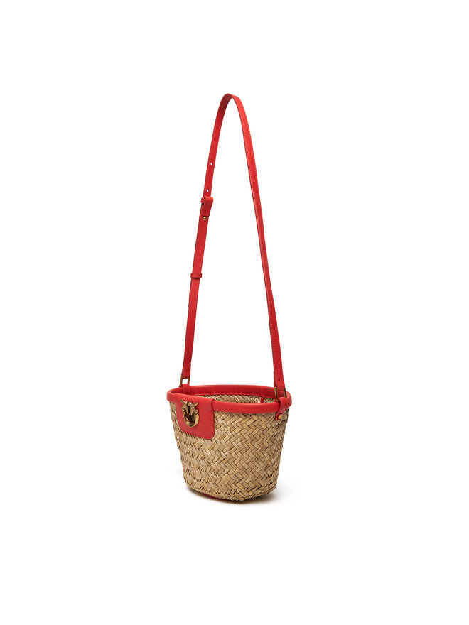 PINKO Kabelka PINKO Love Summer Bucket PE 25 PLTT 103325 A1RL Béžová