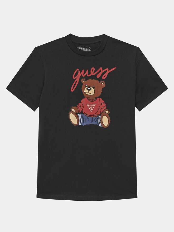 Guess Guess T-Shirt H4BJ06 I3Z14 Μαύρο Regular Fit