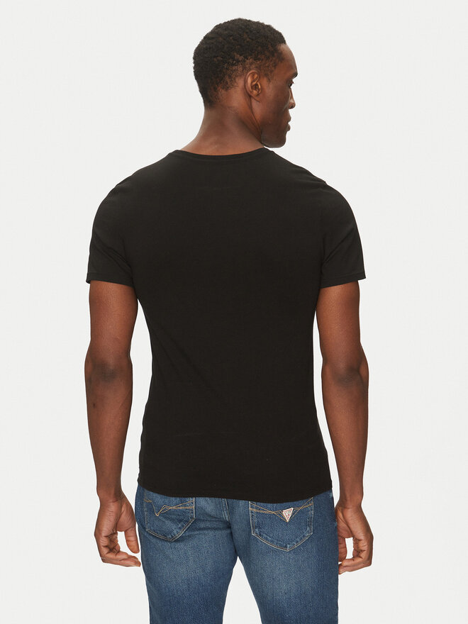 Lacoste Lacoste 3 db póló TH9007 Fekete Slim Fit