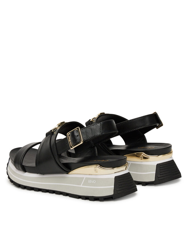 Liu Jo Sandále Liu Jo Maxi Wonder Sandal 30 BA5081 P0102 Čierna