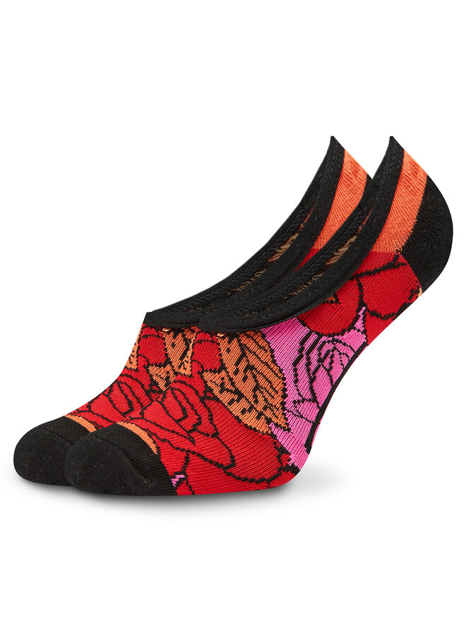 3er Set Kinder Sneakersocken Vans Rose Tie Dye Bunt eschuhe