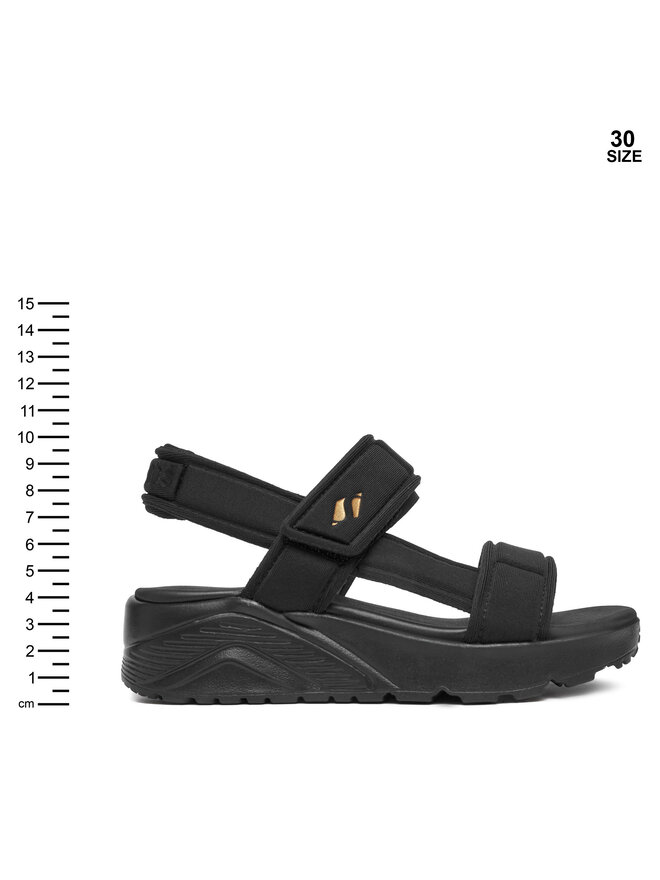 Skechers Sandales Skechers Uno Lite Sandal-Sunny Stand 310372L/BKRG Melns