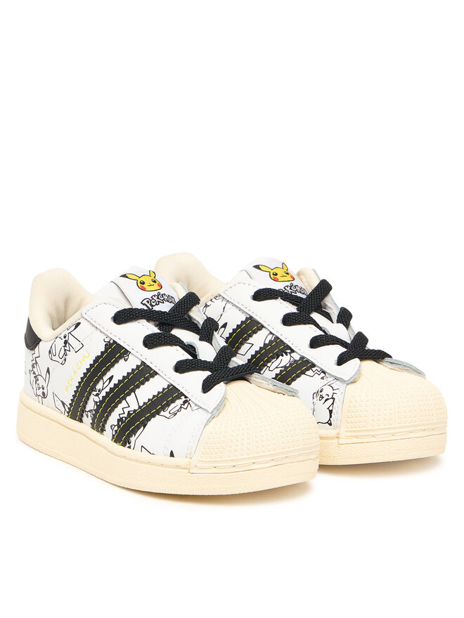 adidas Sneakers adidas Pokemon Superstar II Elastic Lace KJ5614 Weiß