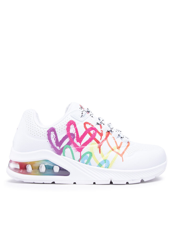 Skechers Sneakersy Skechers Uno 2 Floating Love 155521/WHT Bílá