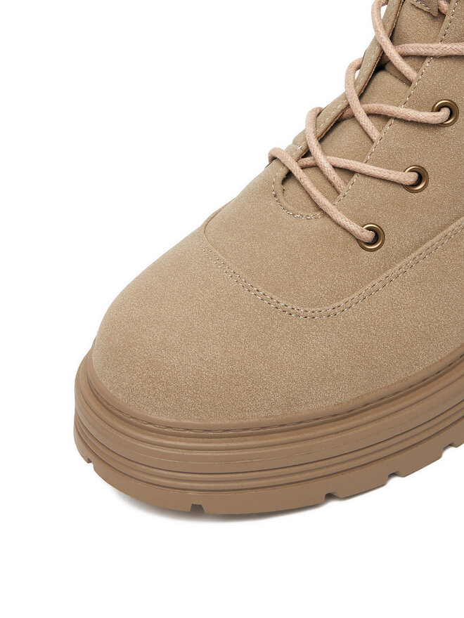 DeeZee Botines planos DeeZee 25519-1 Beis