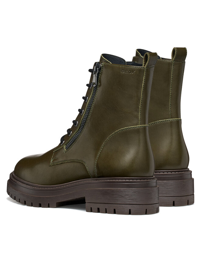 Geox Schnürstiefeletten Geox D Iridea D16HRF 00039 C3009 Grün