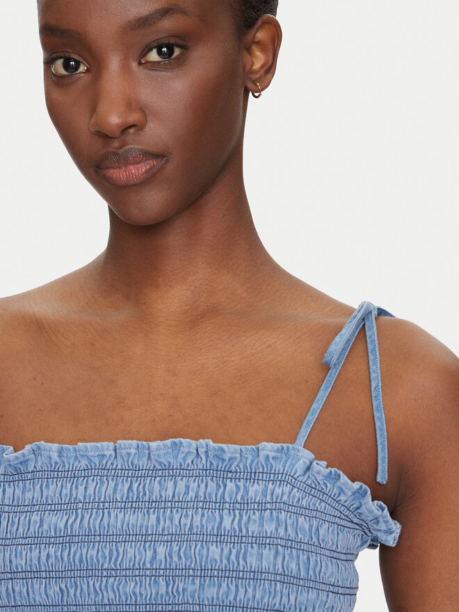 Tommy Jeans Tommy Jeans Top DW0DW20284 Plava Regular Fit