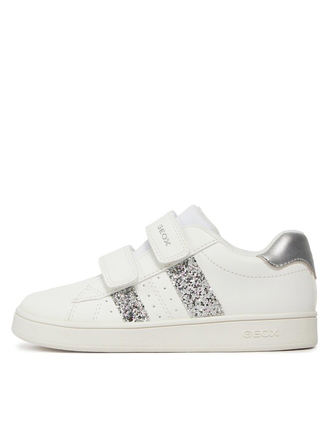 Geox Sneakersy Geox J Eclyper Girl J45LRA 000BC C0007 S Biały