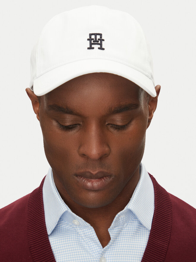 Tommy Hilfiger Gorra con visera Tommy Hilfiger Imd Color 6 Panel AM0AM13542 Blanco
