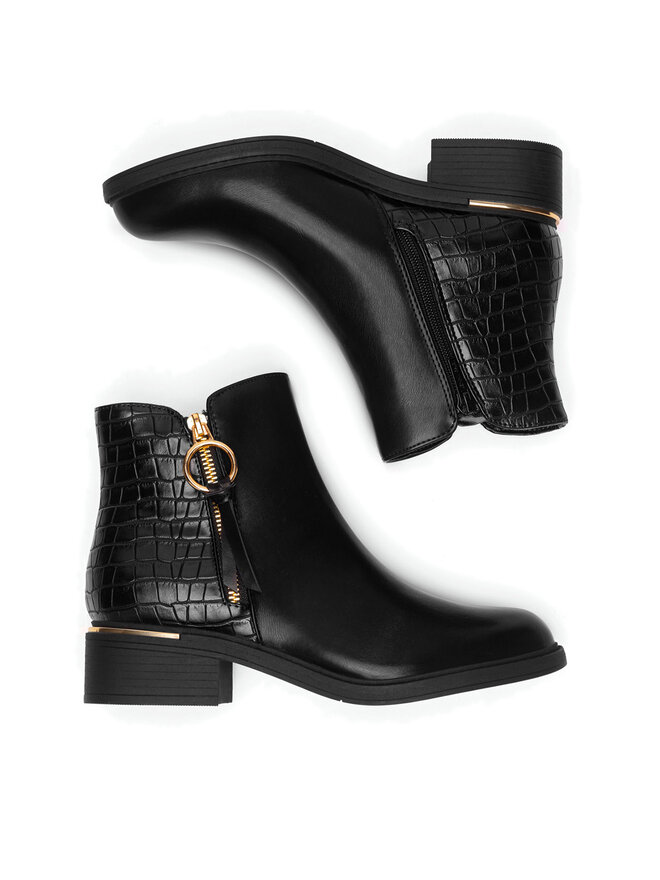 Jenny Fairy Botine Jenny Fairy LS5996-07 Negru