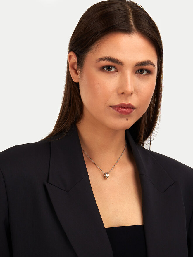 Trussardi Naszyjnik Trussardi TJAXC67 Srebrny