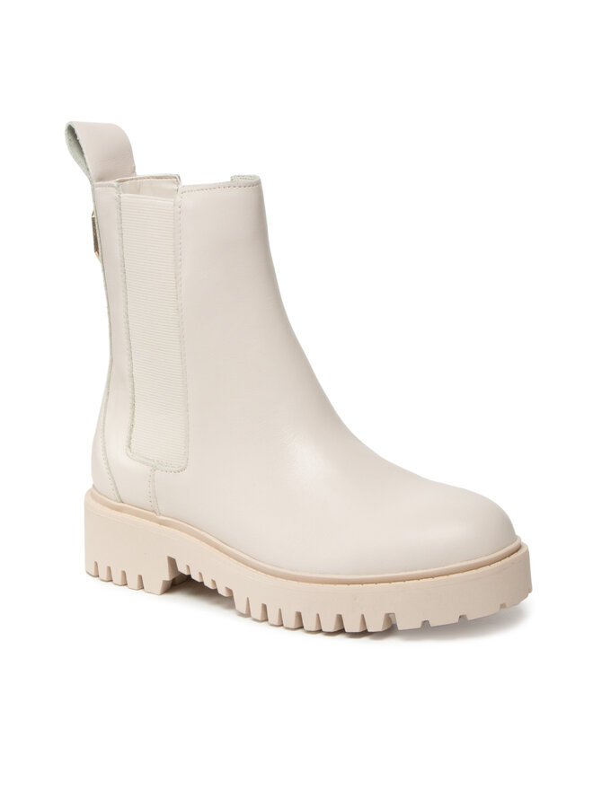 Guess Jātnieku stila puszābaki Guess Oakess FL7OAK LEA10 Bēšs