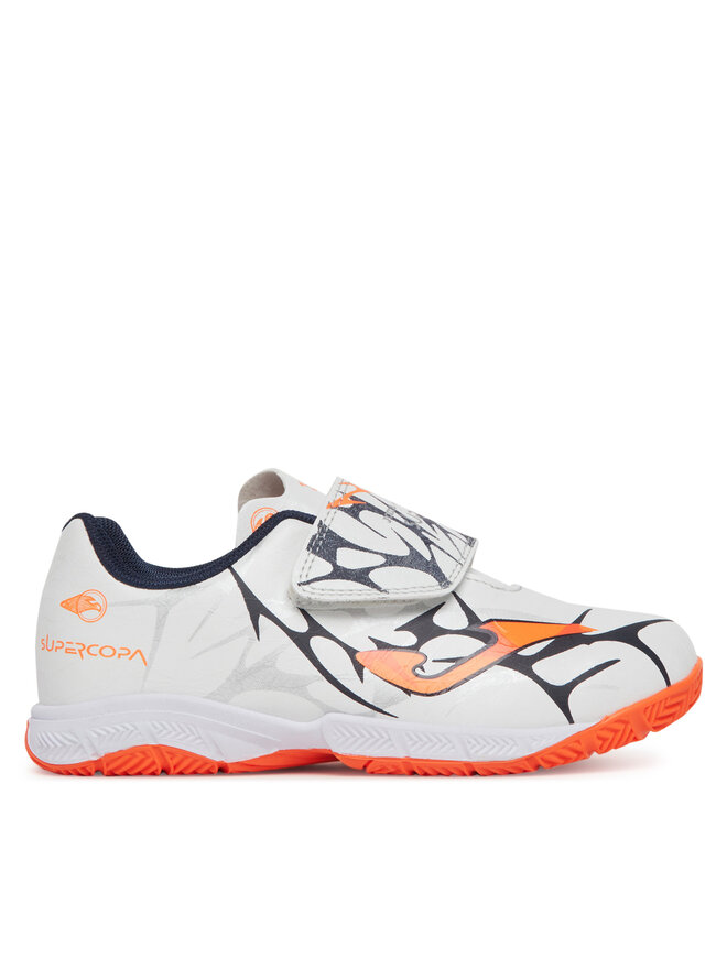 Joma Ποδοσφαιρικά Παπούτσια Joma Super Copa Jr 2502 SCJS2502INV Λευκό