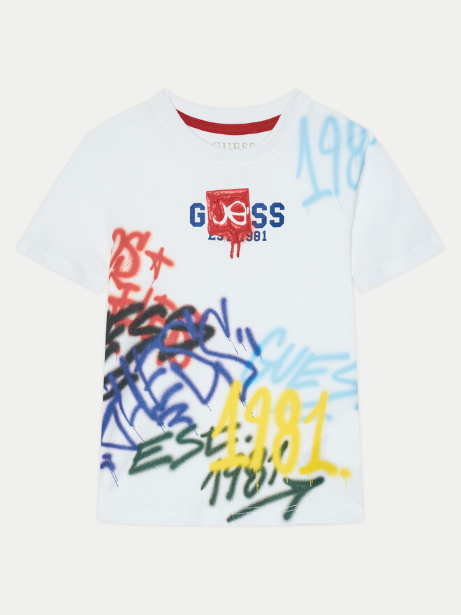 Guess Guess Camiseta N5RI11 K8HM4 De color Classic Fit