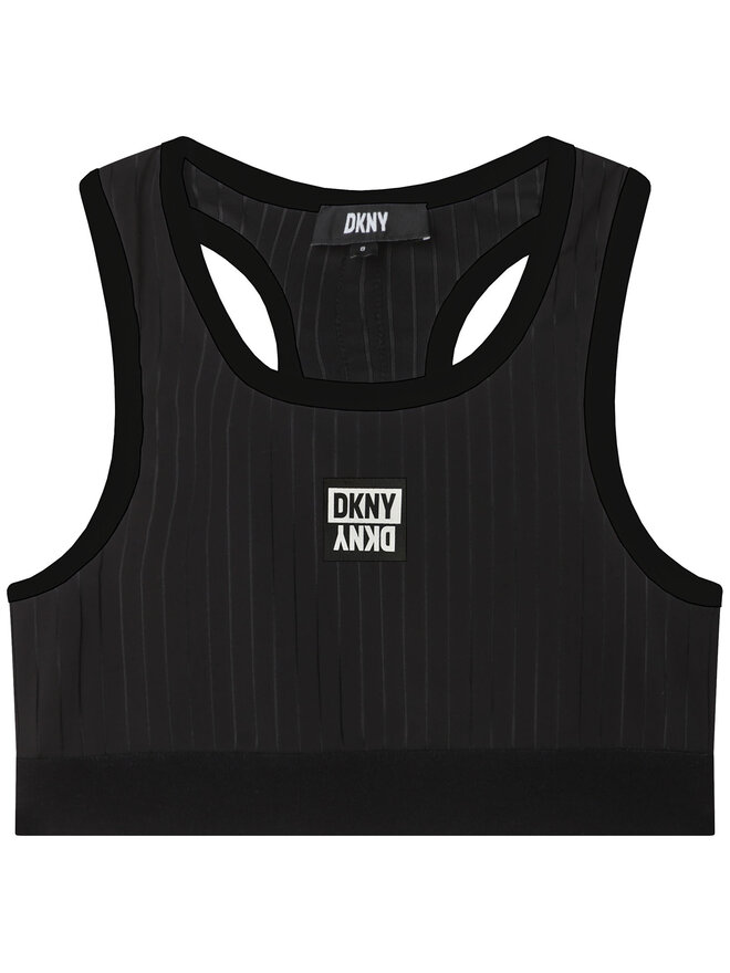 DKNY DKNY Топ D35S91 D Чорний Regular Fit