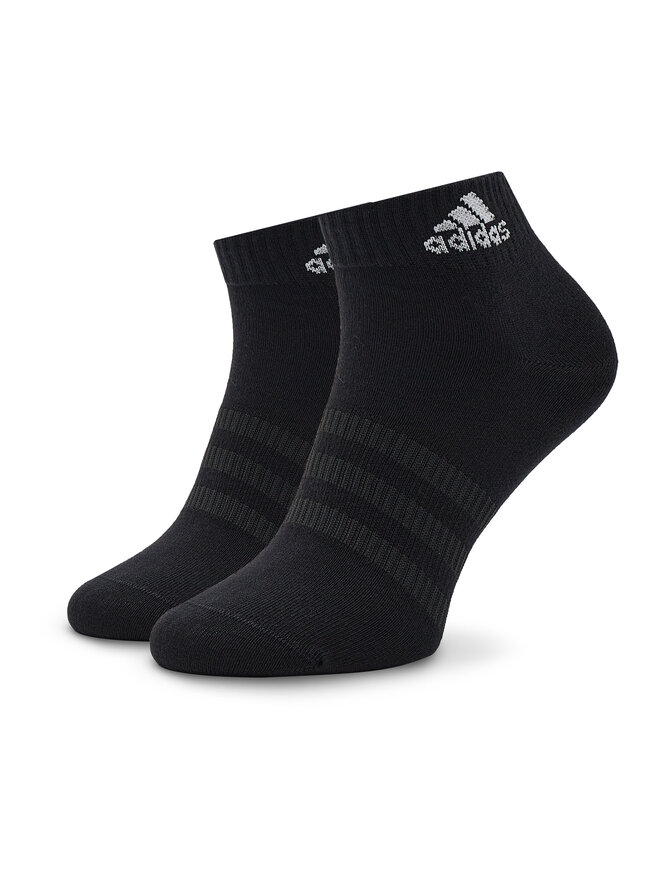 adidas Kurze Socken adidas Thin and Light Ankle Socks 3 Pairs IC1282 Schwarz