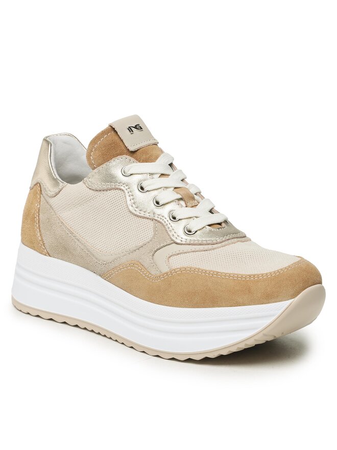 Nero Giardini Sneakersy Nero Giardini E306375D Hnědá