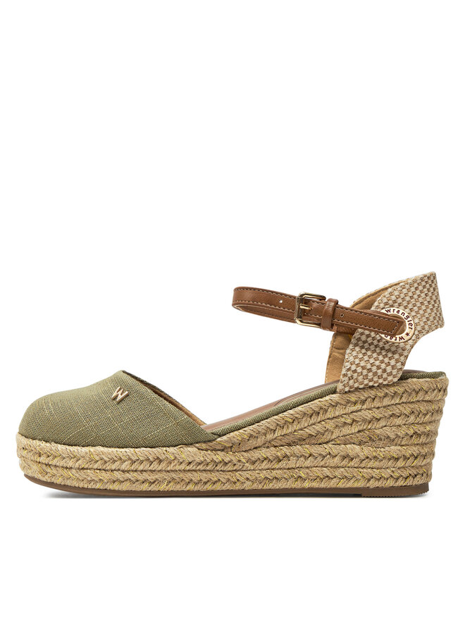 Wrangler Espadryle Wrangler Bela Women Semi Wedge 20241055 Zielony
