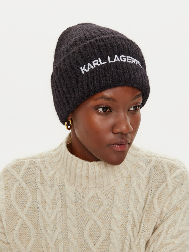 KARL LAGERFELD Cepure KARL LAGERFELD 246W3411 Melns