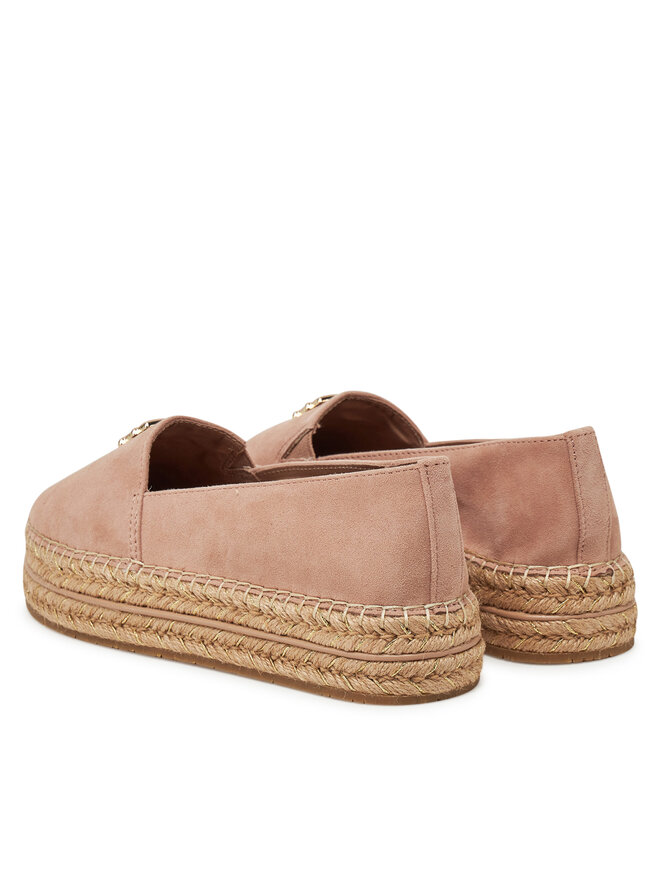 Tommy Hilfiger Espadryle Tommy Hilfiger Suede Platform Espadrille FW0FW08586 Beżowy