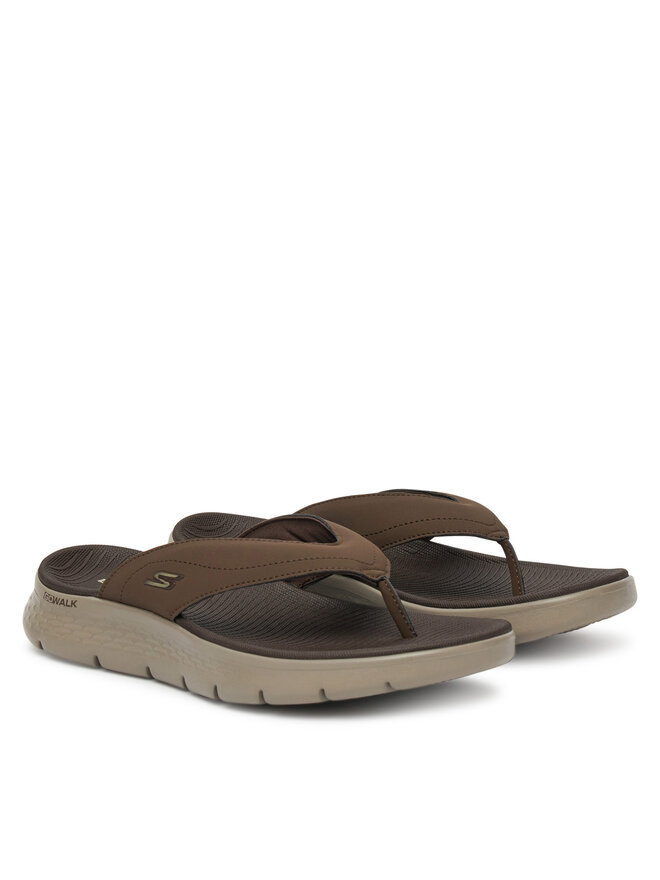 Skechers Σαγιονάρες Skechers Go Walk Flex Sandal-Vallejo 229202/CHOC Καφέ