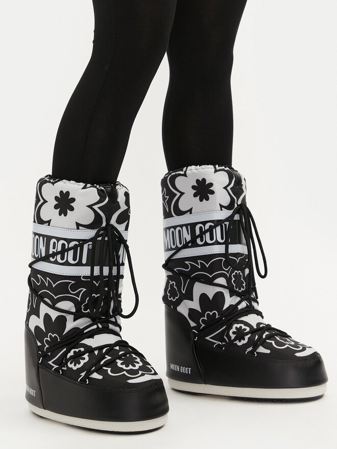 Moon Boot Snehule Moon Boot Mb Icon Flower 80D1402940 Čierna