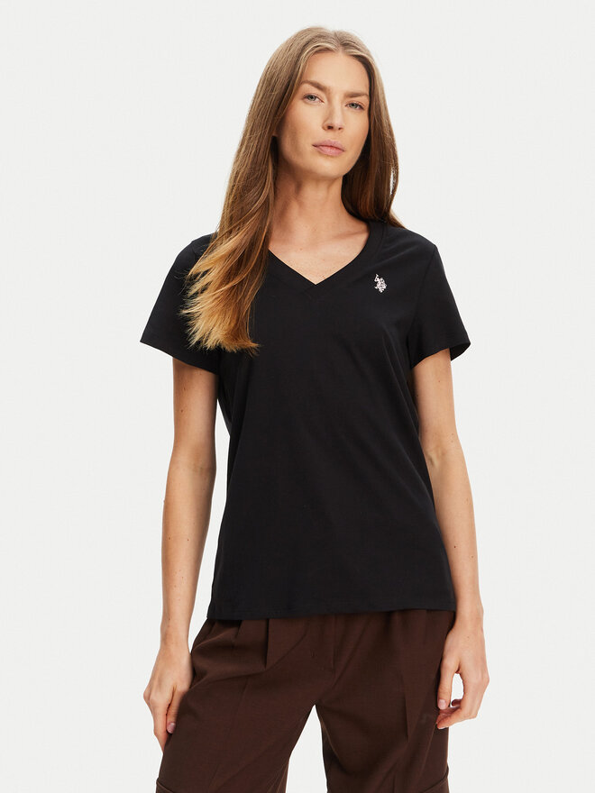 U.S. Polo Assn. U.S. Polo Assn. T-Shirt WUP0635 Μαύρο Classic Fit