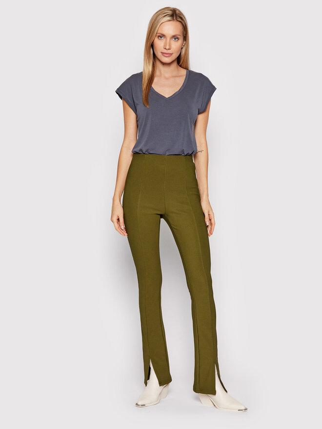 Vero Moda Vero Moda Marškinėliai Filli 10247666 Pilka Regular Fit