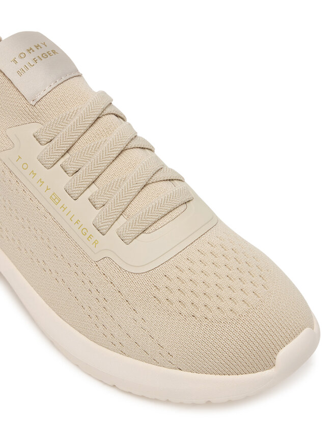 Tommy Hilfiger Sneakers Tommy Hilfiger Th Knit Extralight Runner FW0FW09112 Beige