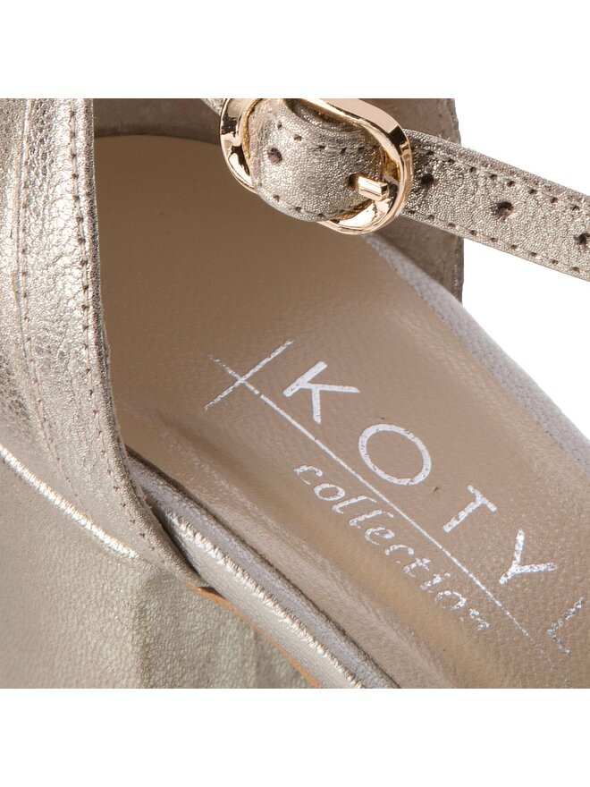 Kotyl Sandały Kotyl 4327 Złoty