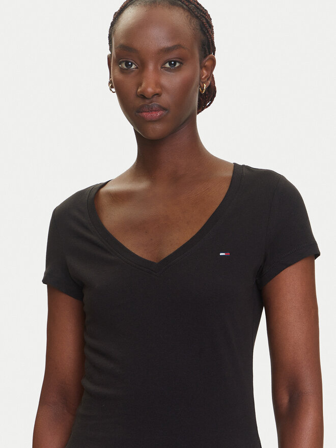 Tommy Jeans Tommy Jeans 2 marškinėlių komplektas DW0DW21367 Juoda Slim Fit