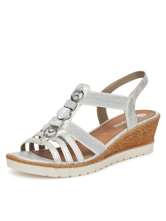 Remonte Sandalen Remonte R6264-92 Silberfarben
