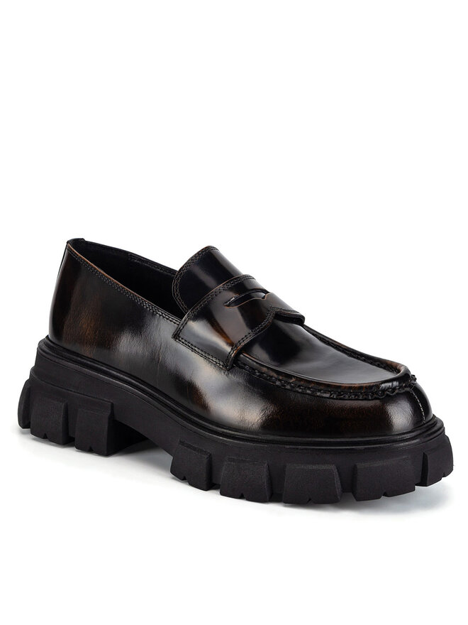 Badura Loafersy Badura ELANA-01WI-002 Brązowy