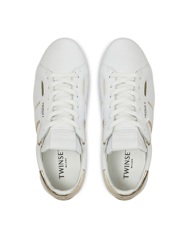 TWINSET Сникърси TWINSET 241TCT090 Бял