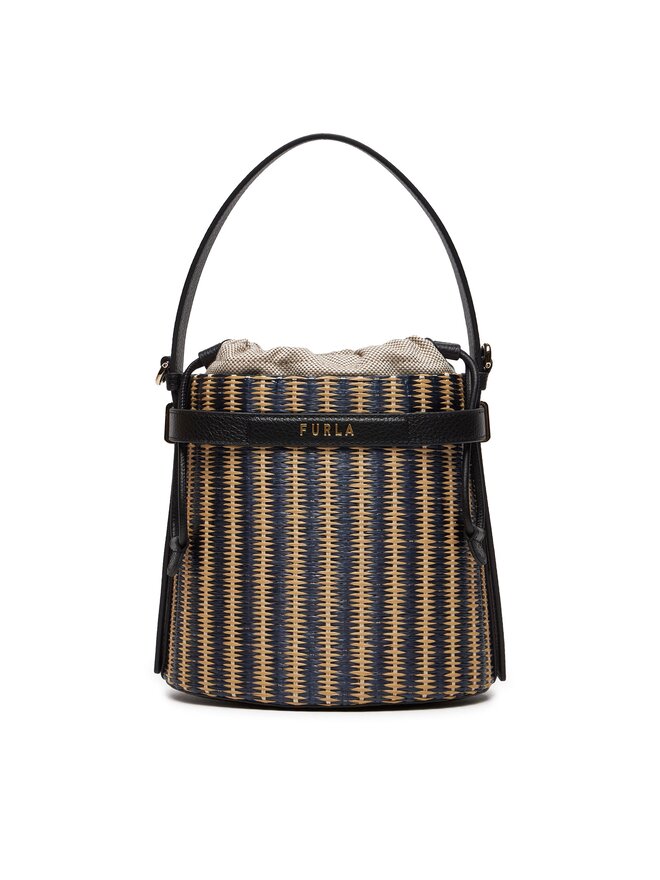 Furla Handtasche Furla Giove Mini Bucket Bag WB01131-BX0472-TON00-1007 Schwarz