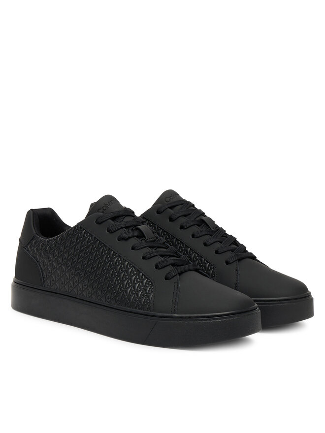 Calvin Klein Αθλητικά Calvin Klein Classic Cupsole Laceup Aop YM0YM01431 Μαύρο
