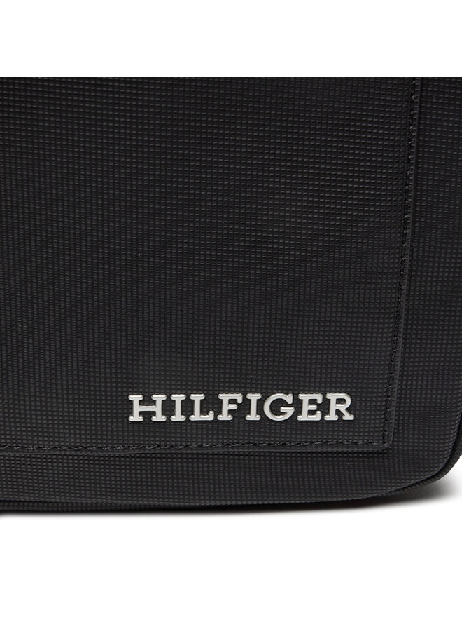 Tommy Hilfiger Brašna Tommy Hilfiger Th Pique Mini Reporter AM0AM11794 Černá