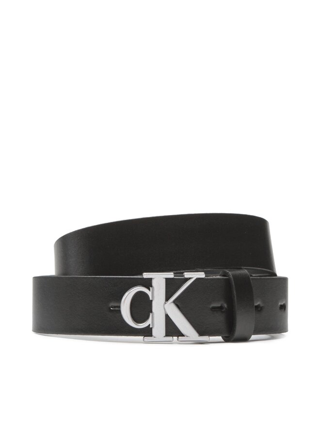 Calvin Klein Jeans Дамски колан Calvin Klein Jeans Seasonal Mono Hw Lthr Belt 30mm K60K610591 Черен