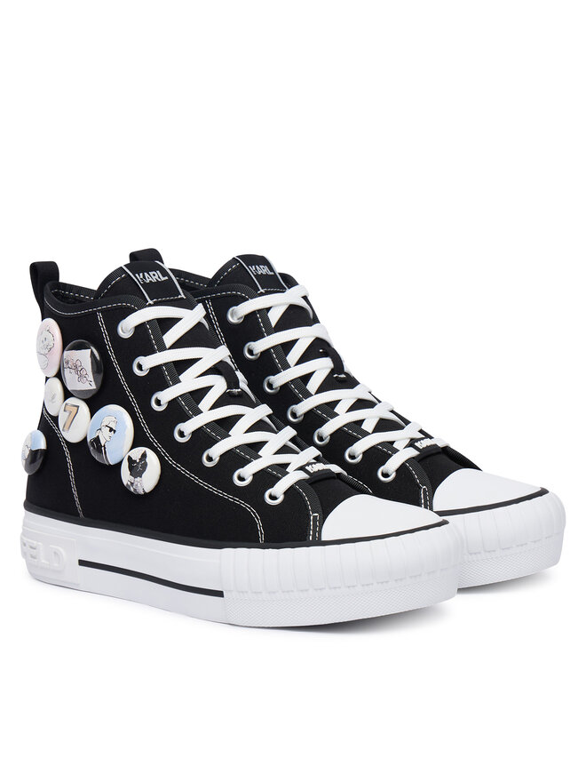 KARL LAGERFELD Sneakers aus Stoff KARL LAGERFELD KL60459 Schwarz