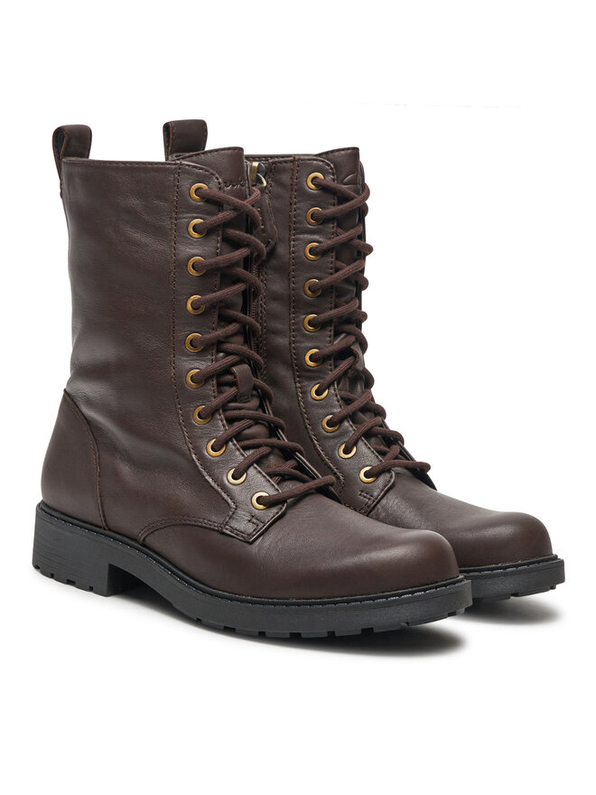 Clarks Μποτάκια Clarks Orinoco 2 Style 26178862 Καφέ