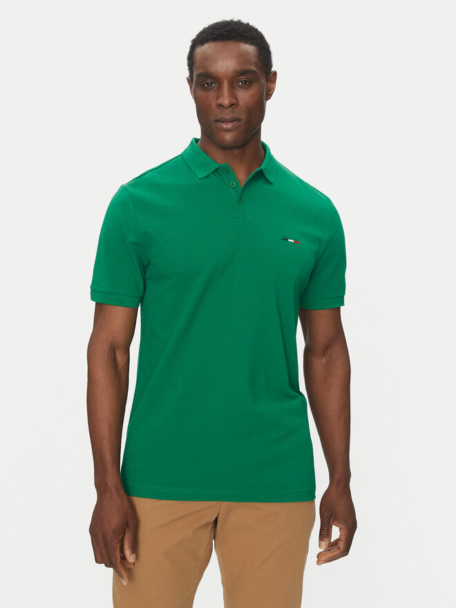 Hechter Paris Hechter Paris Pólóing Pique H-Eco 74004 151902 Zöld Regular Fit