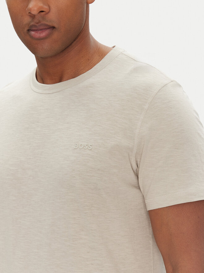 BOSS BOSS Camiseta Tegood 50508243 Beis Regular Fit